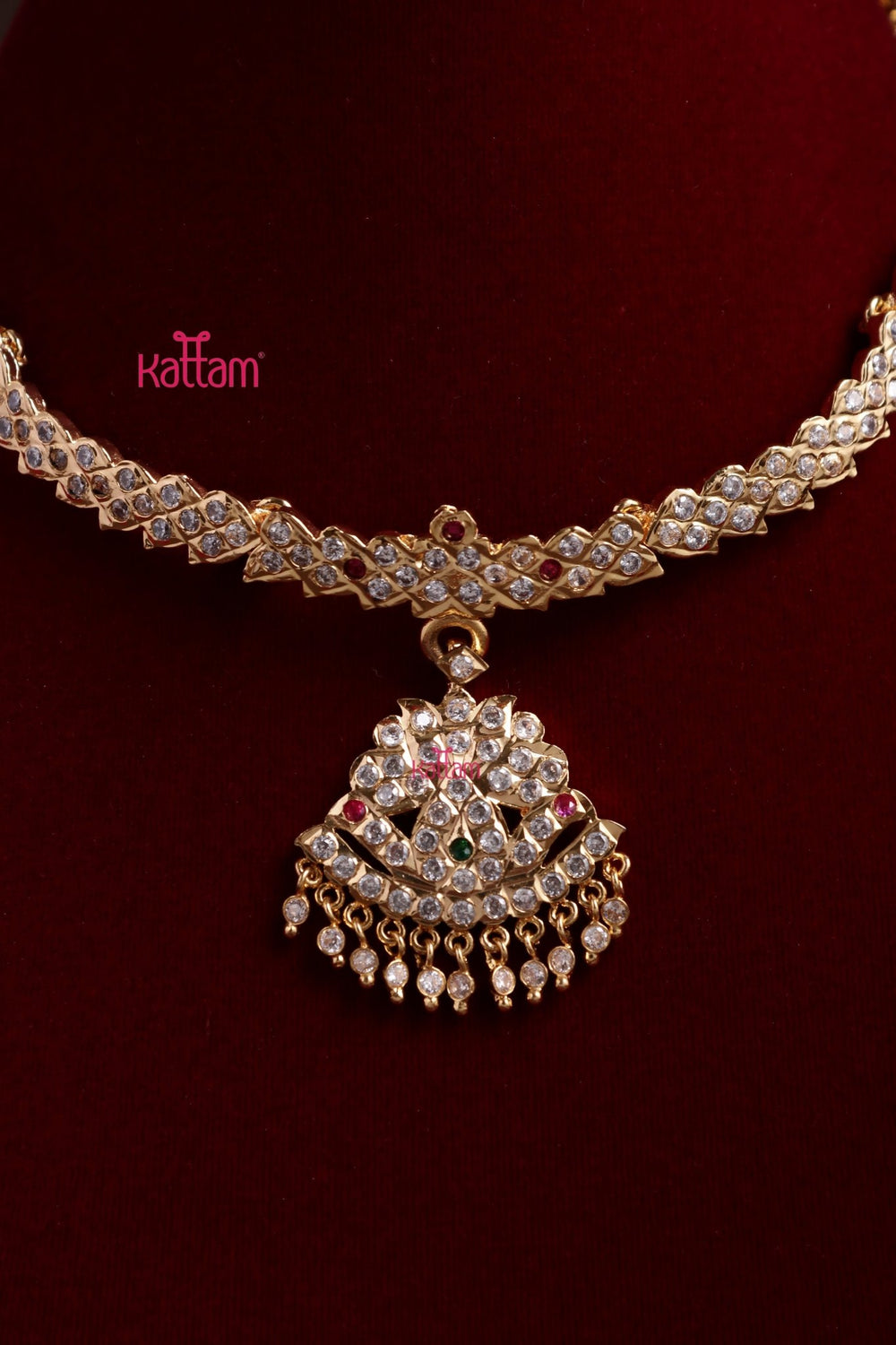 Gati Multistone Attigai Choker - Design 1 - N3874