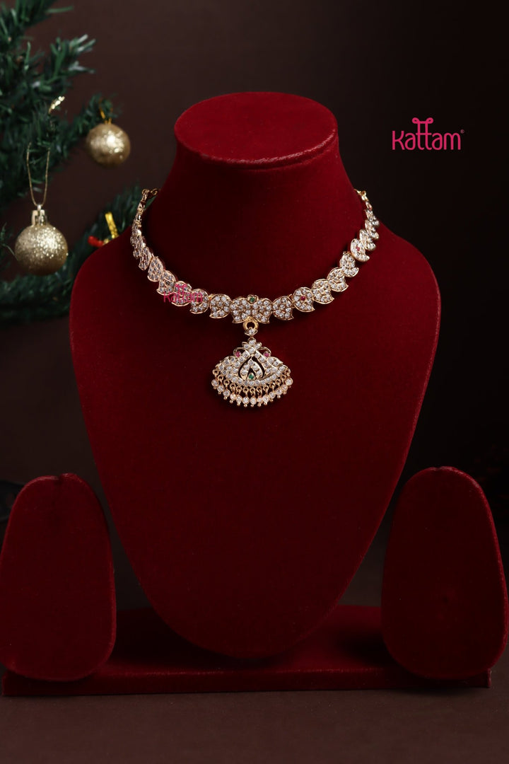 Gati Multistone Manga Choker - Design 11 - N3884