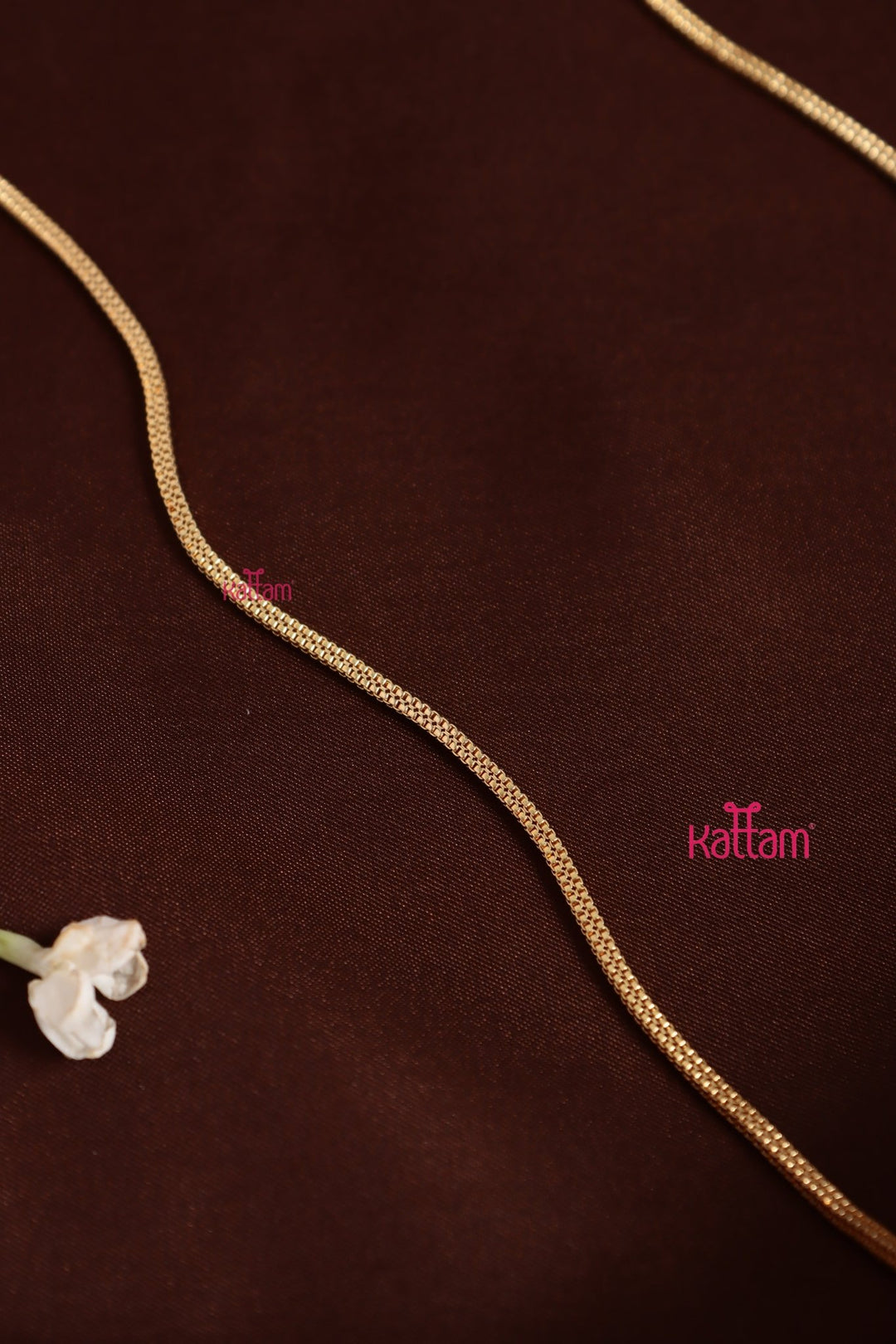 Gati Peacock Goldtone Chain - White Ruby (No Earrings) - N3930