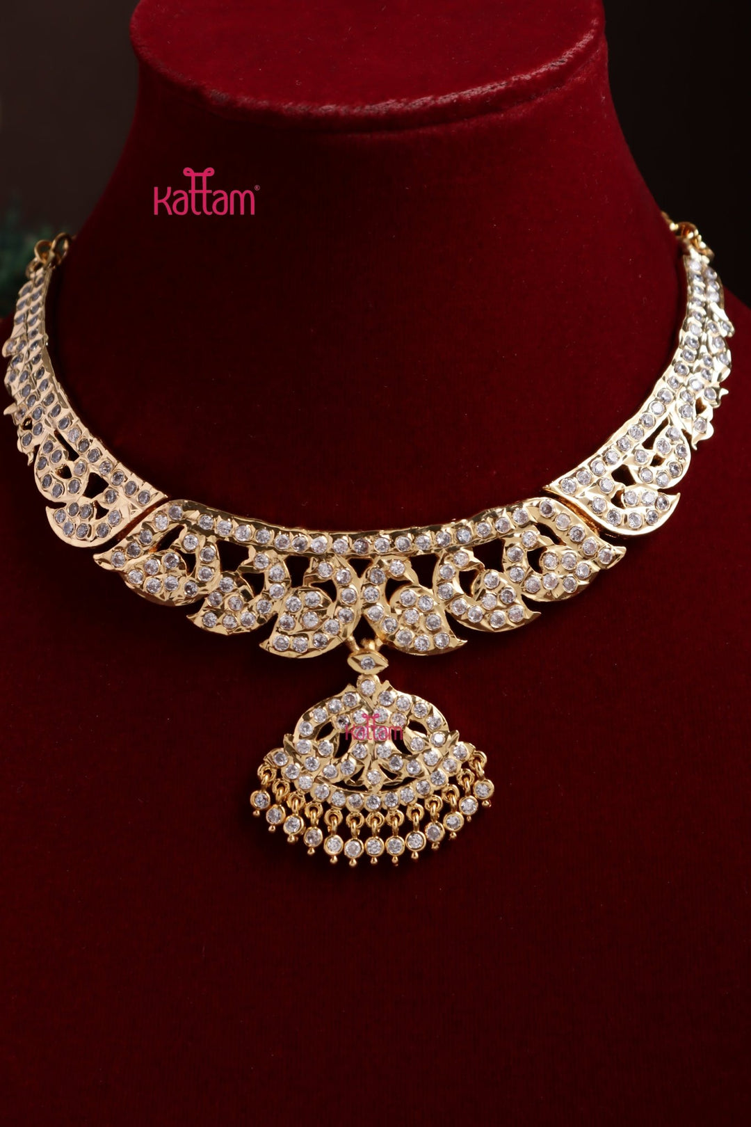 Gati Peacock Stone Choker - Design 12 - N3885