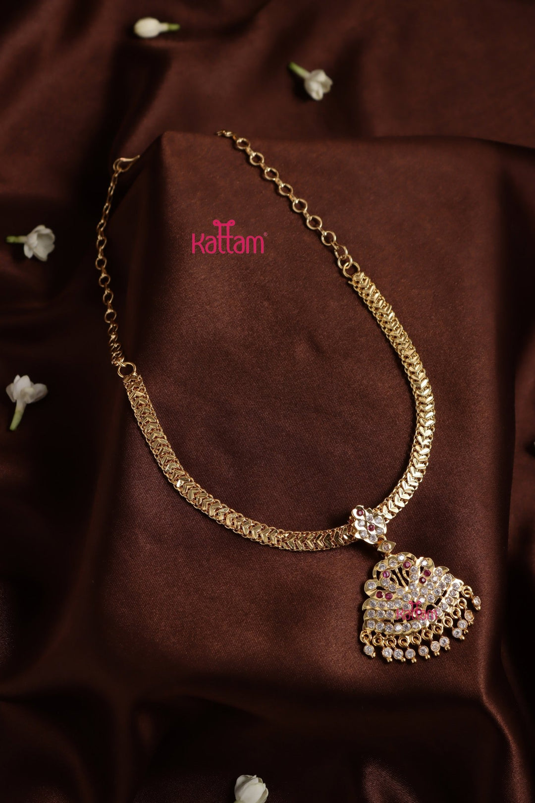 Gati Stone Attigai - Design 12 (No Earrings) - N3899