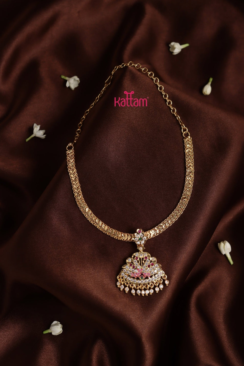 Gati Stone Attigai - Design 13 (No Earrings) - N3900