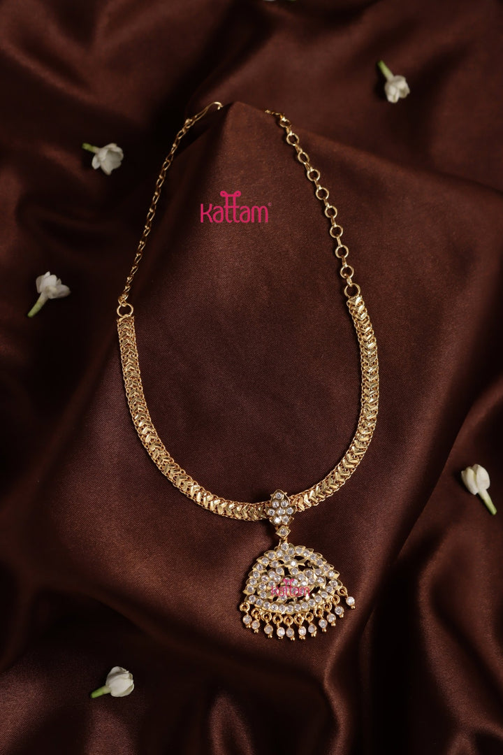 Gati Stone Attigai - Design 14 (No Earrings) - N3901