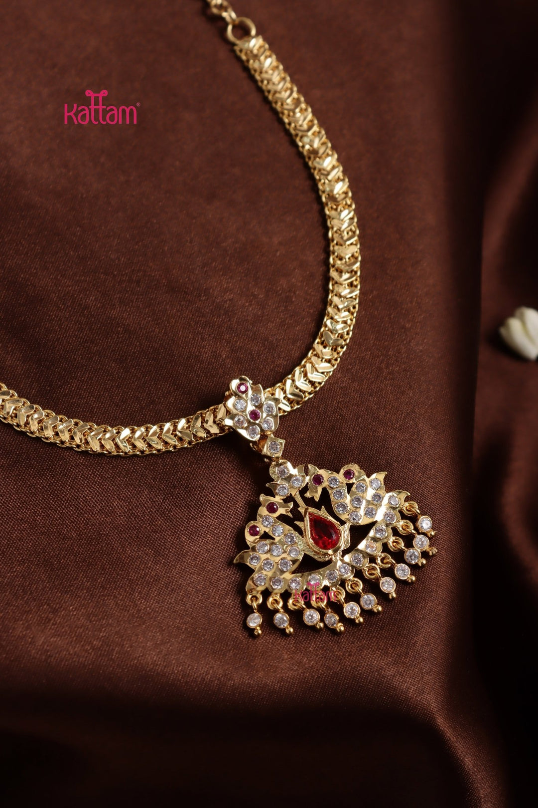 Gati Stone Attigai - Design 18 (No Earrings) - N3905