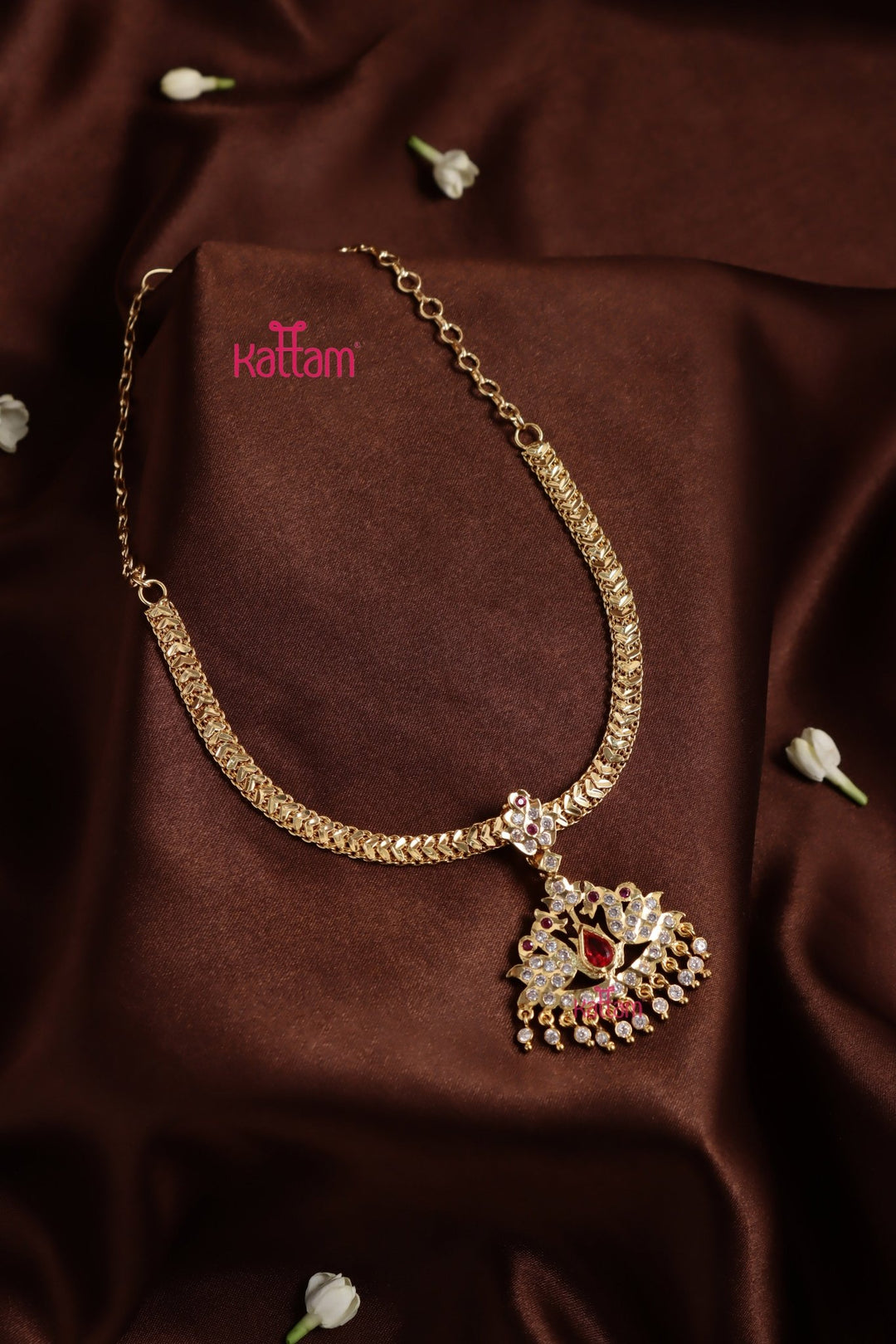 Gati Stone Attigai - Design 18 (No Earrings) - N3905