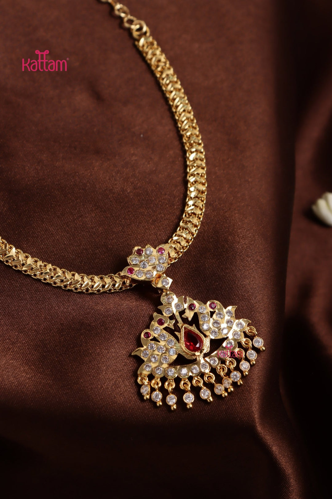 Gati Stone Attigai - Design 19 (No Earrings) - N3906