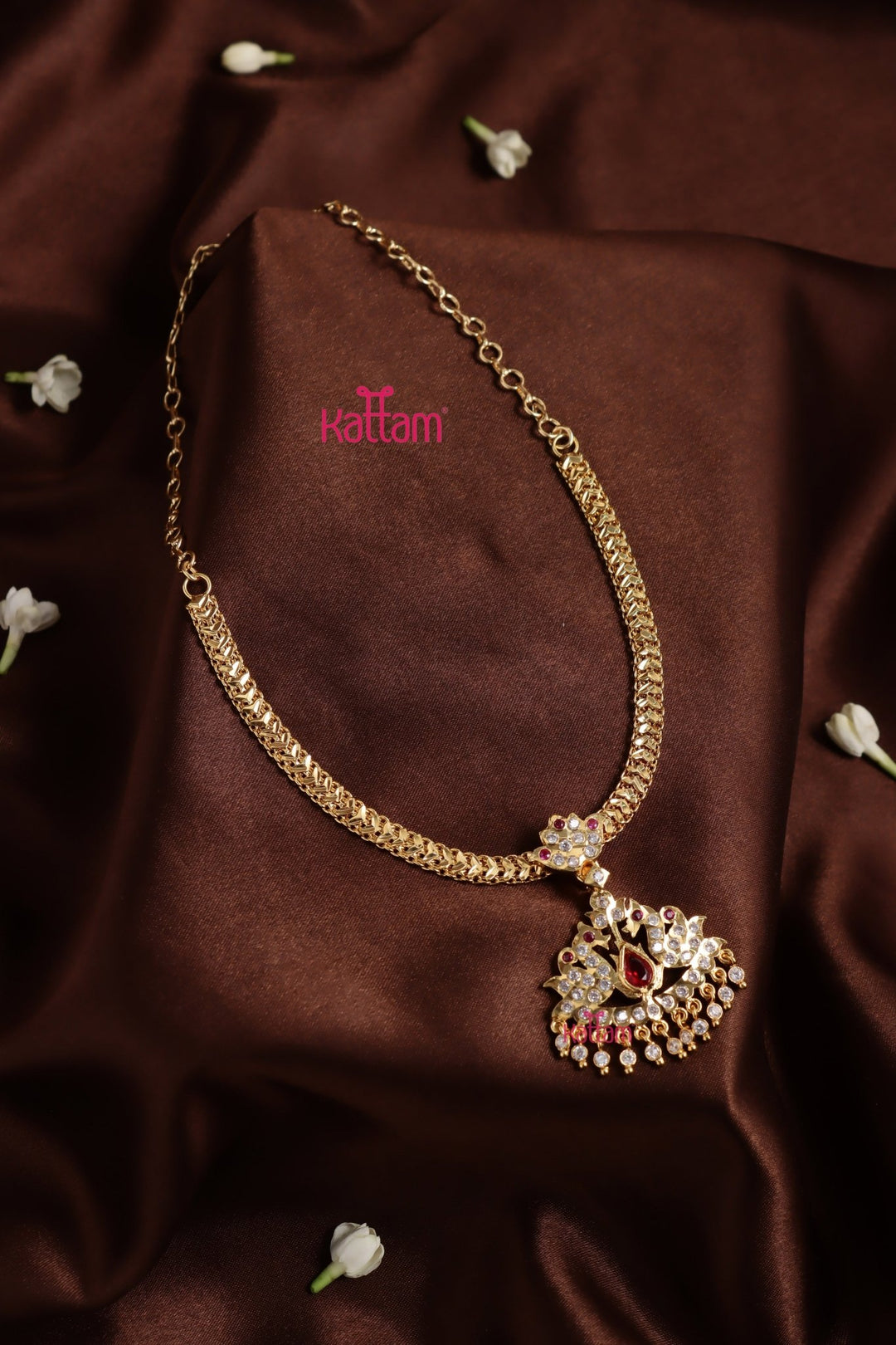 Gati Stone Attigai - Design 19 (No Earrings) - N3906