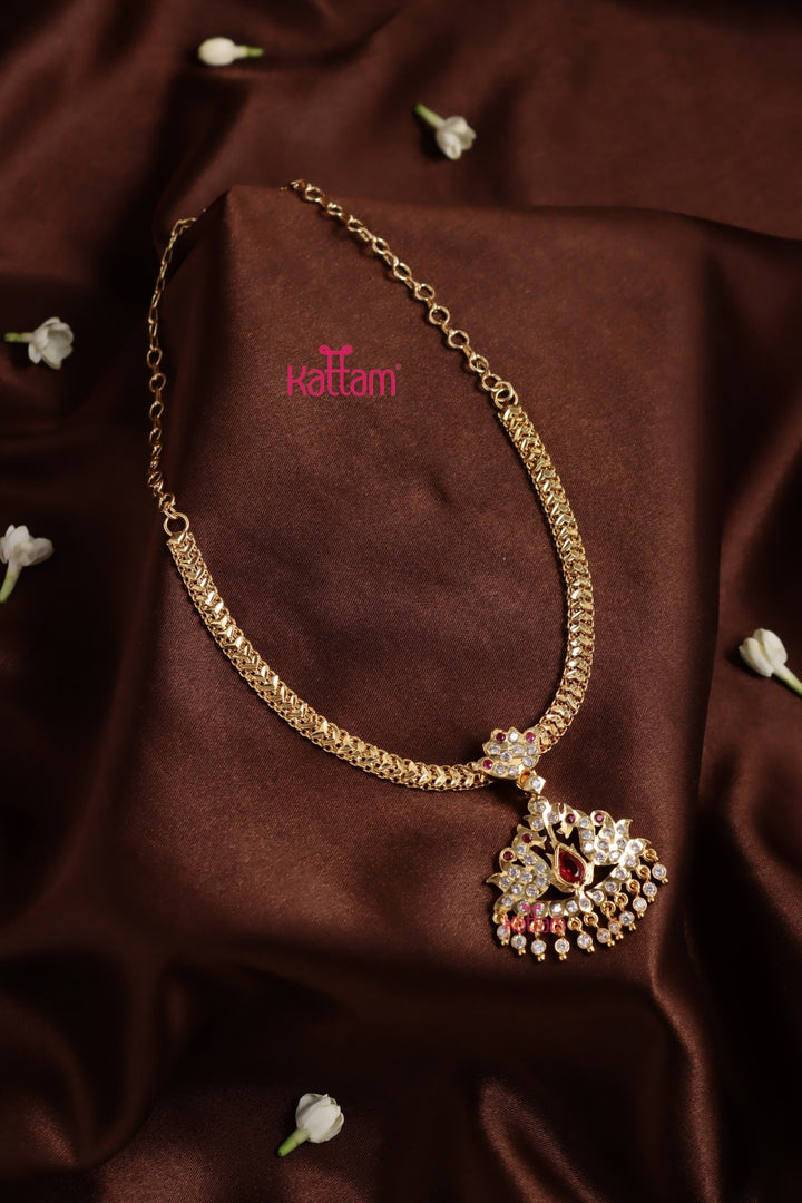 Gati Stone Attigai - Design 19 (No Earrings) - N3906