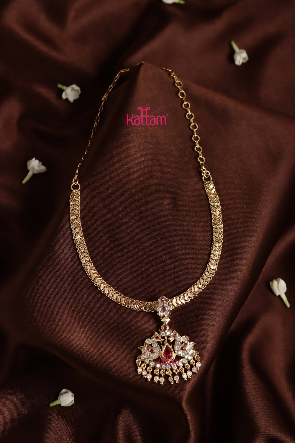 Gati Stone Attigai - Design 20 (No Earrings) - N3907