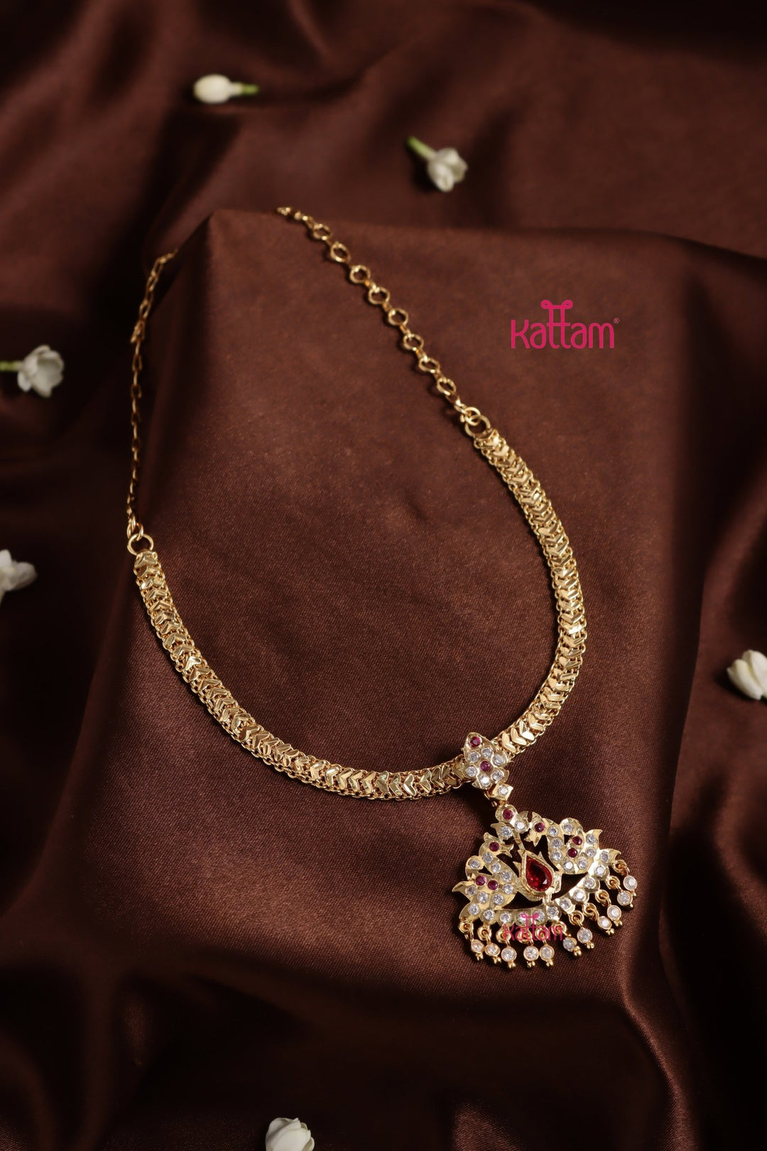 Gati Stone Attigai - Design 20 (No Earrings) - N3907