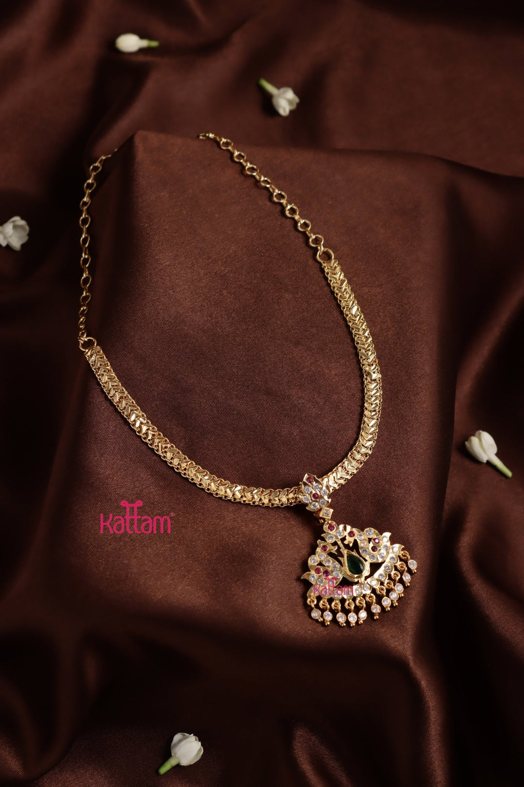 Gati Stone Attigai - Design 22 (No Earrings) - N3909