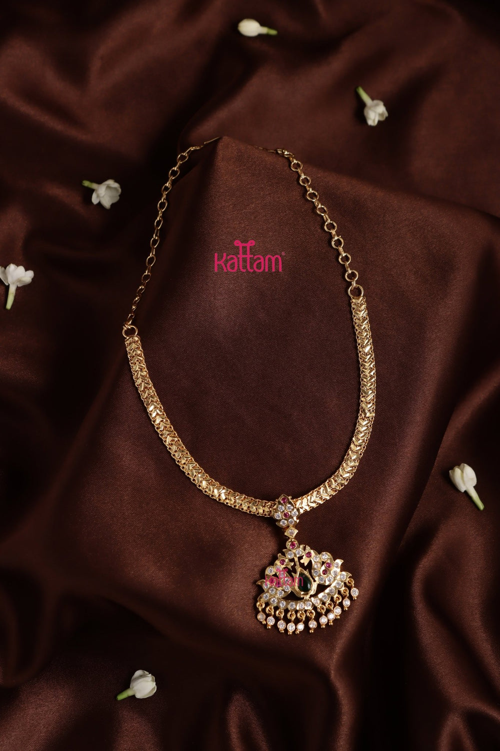 Gati Stone Attigai - Design 22 (No Earrings) - N3909