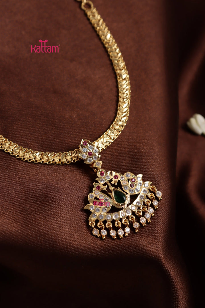 Gati Stone Attigai - Design 22 (No Earrings) - N3909