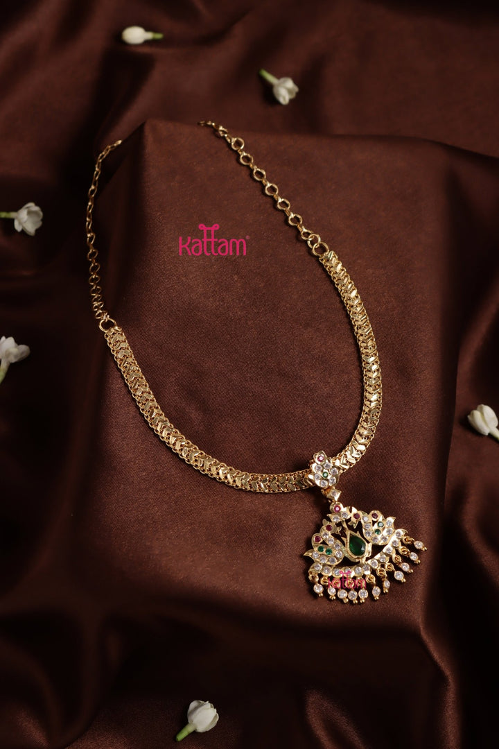 Gati Stone Attigai - Design 23 (No Earrings) - N3910