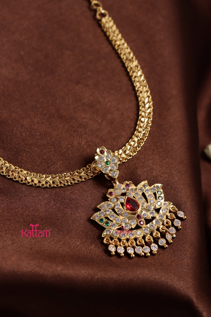 Gati Stone Attigai - Design 25 (No Earrings) - N3912