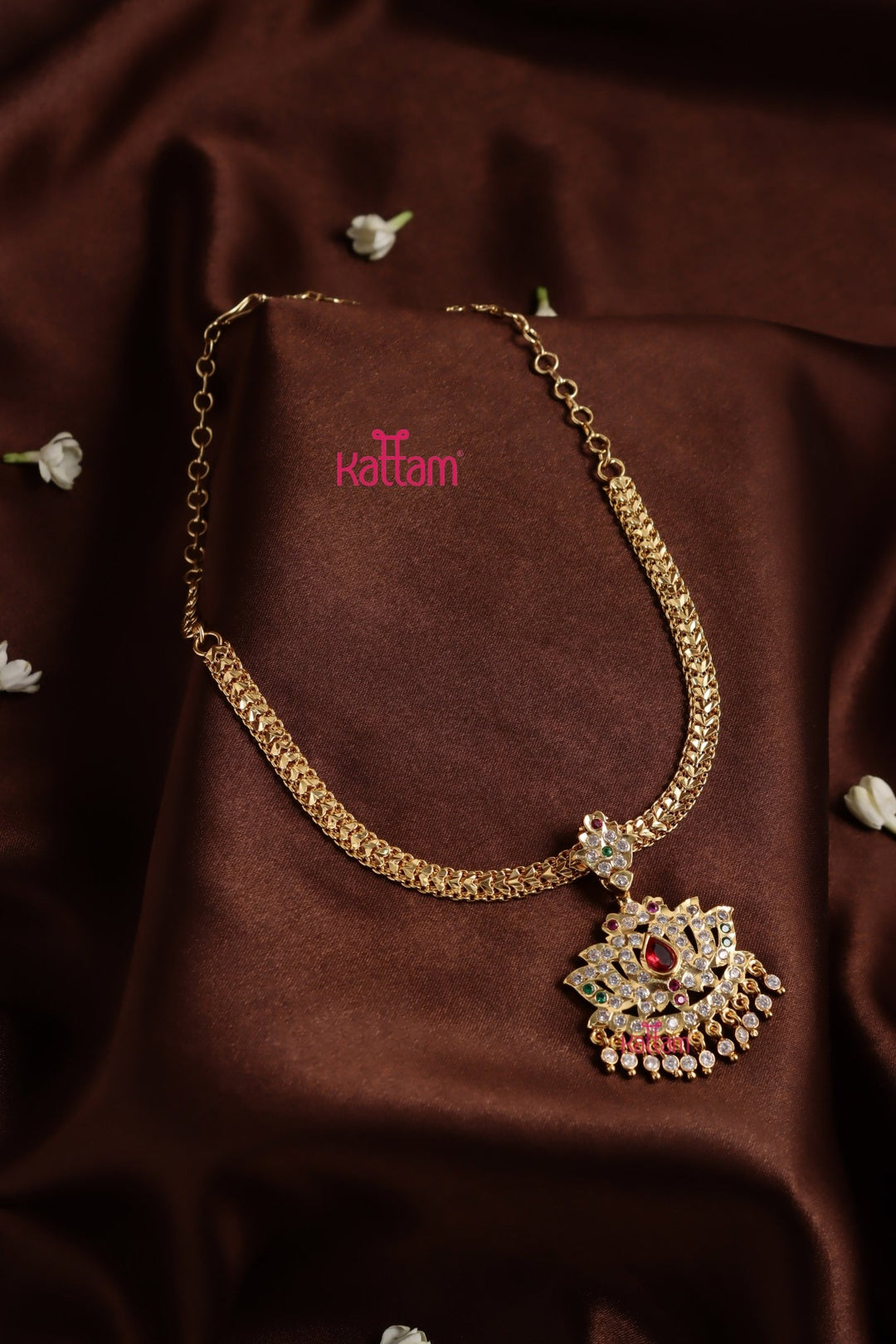 Gati Stone Attigai - Design 25 (No Earrings) - N3912