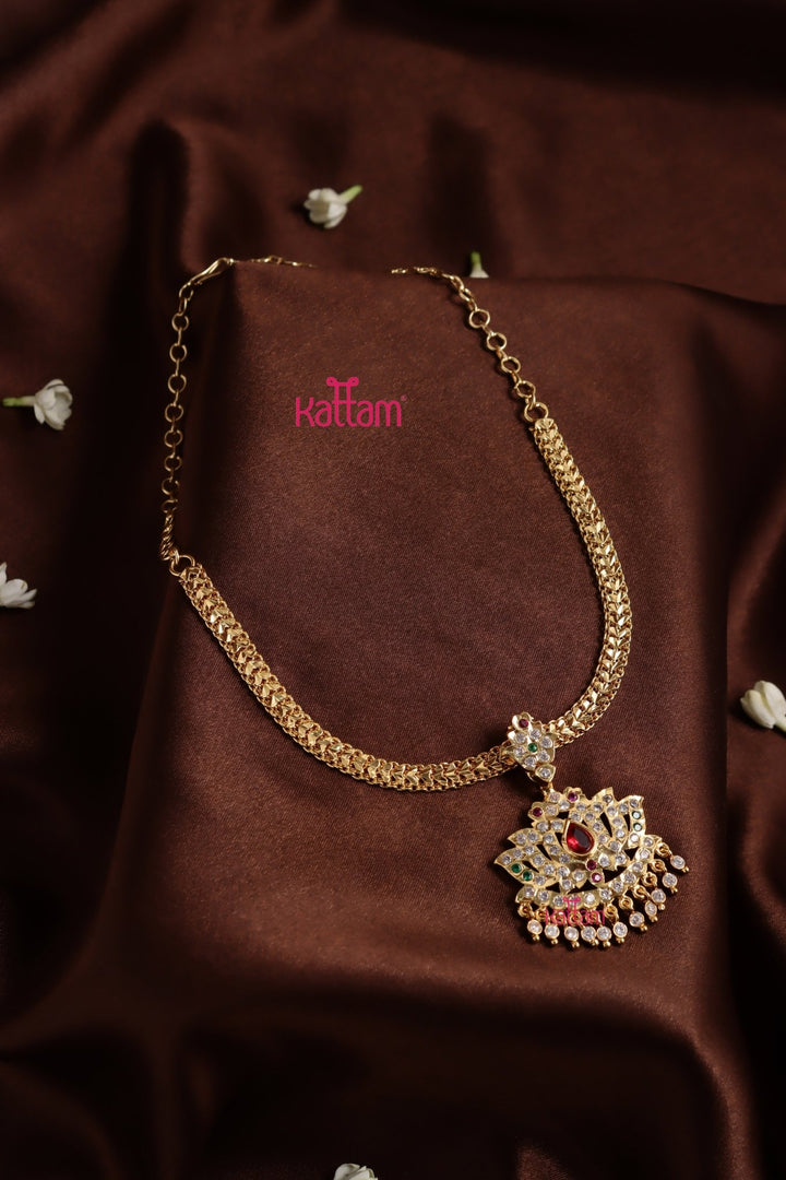 Gati Stone Attigai - Design 25 (No Earrings) - N3912