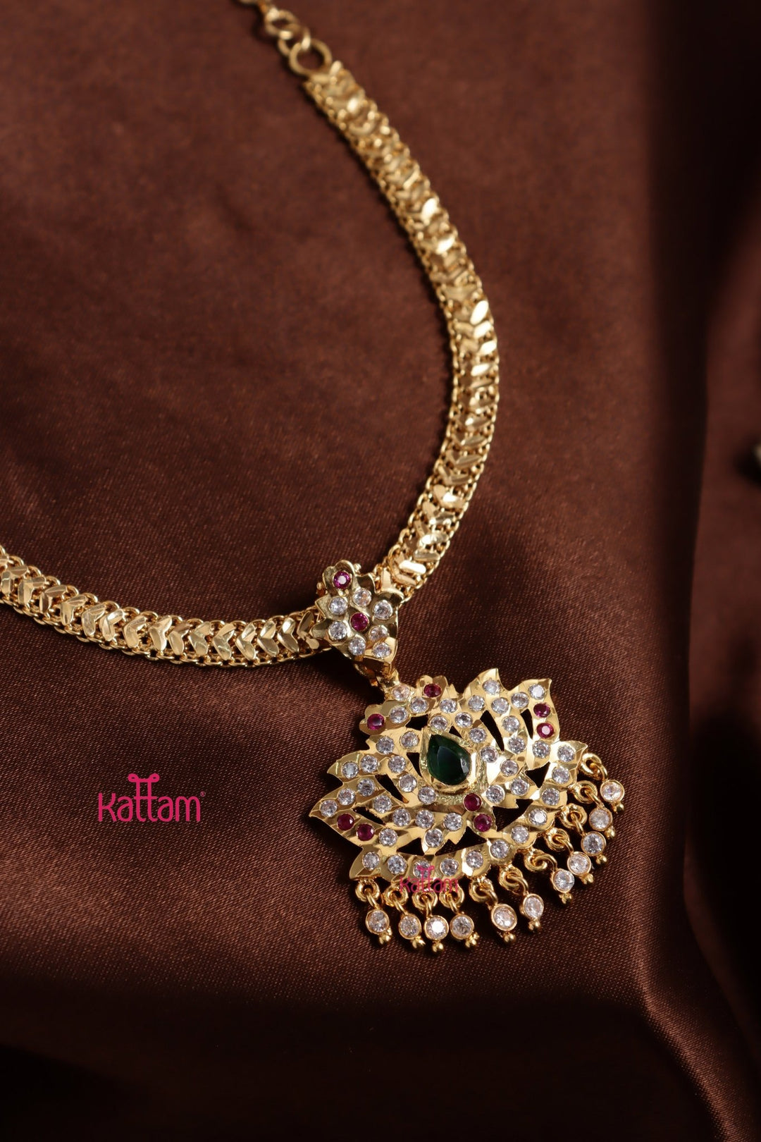 Gati Stone Attigai - Design 26 (No Earrings) - N3913