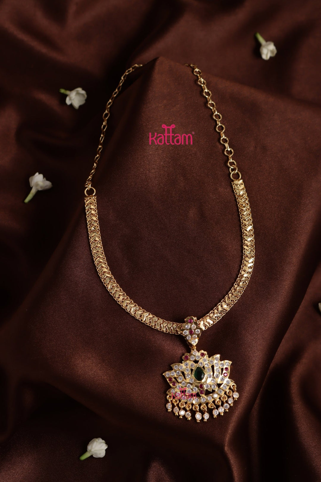 Gati Stone Attigai - Design 26 (No Earrings) - N3913