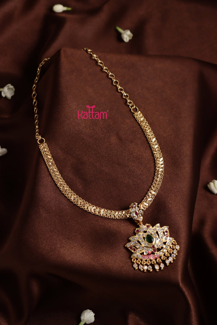 Gati Stone Attigai - Design 26 (No Earrings) - N3913