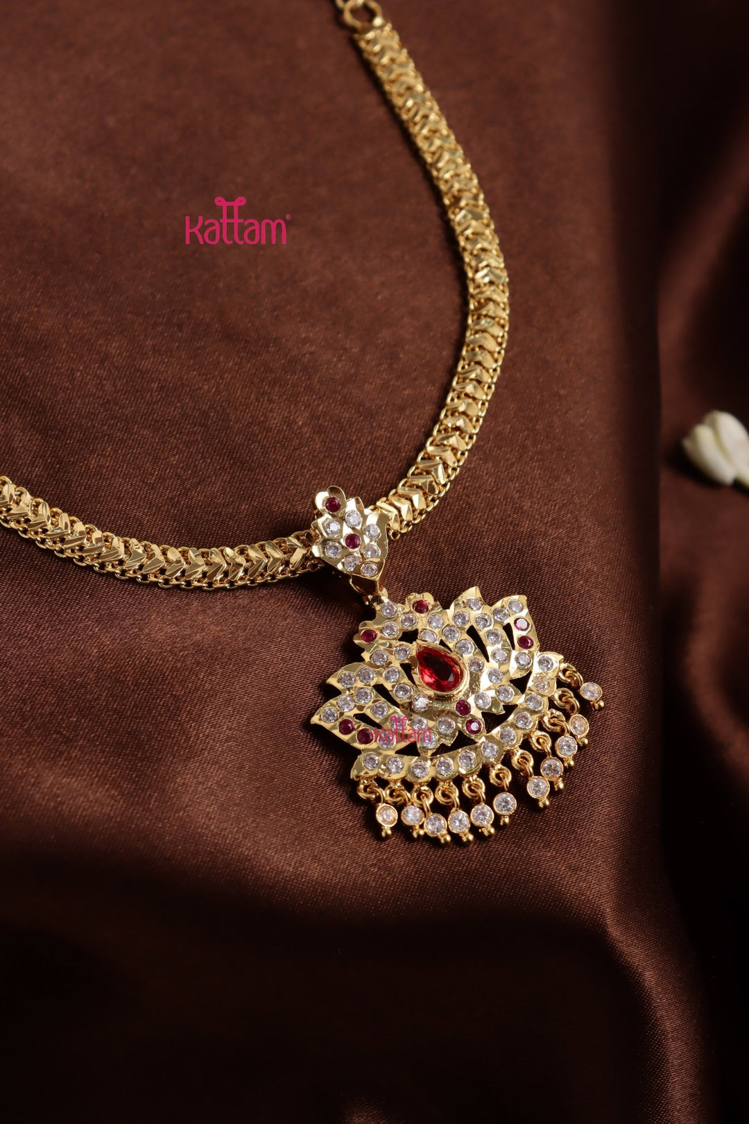 Gati Stone Attigai - Design 27 (No Earrings) - N3914