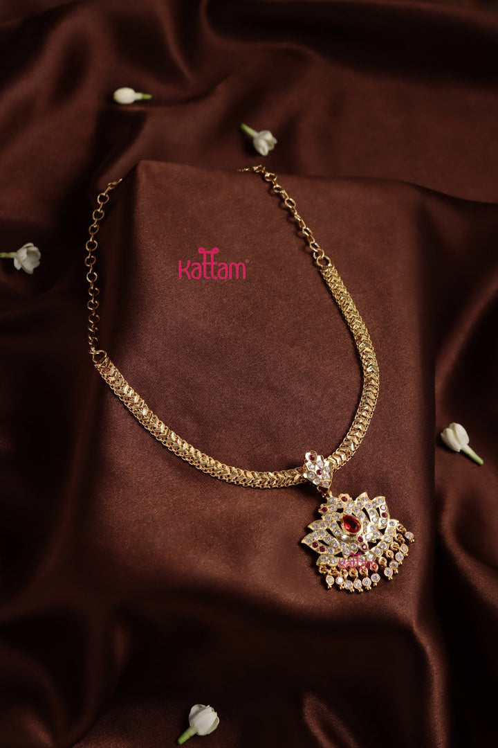 Gati Stone Attigai - Design 27 (No Earrings) - N3914