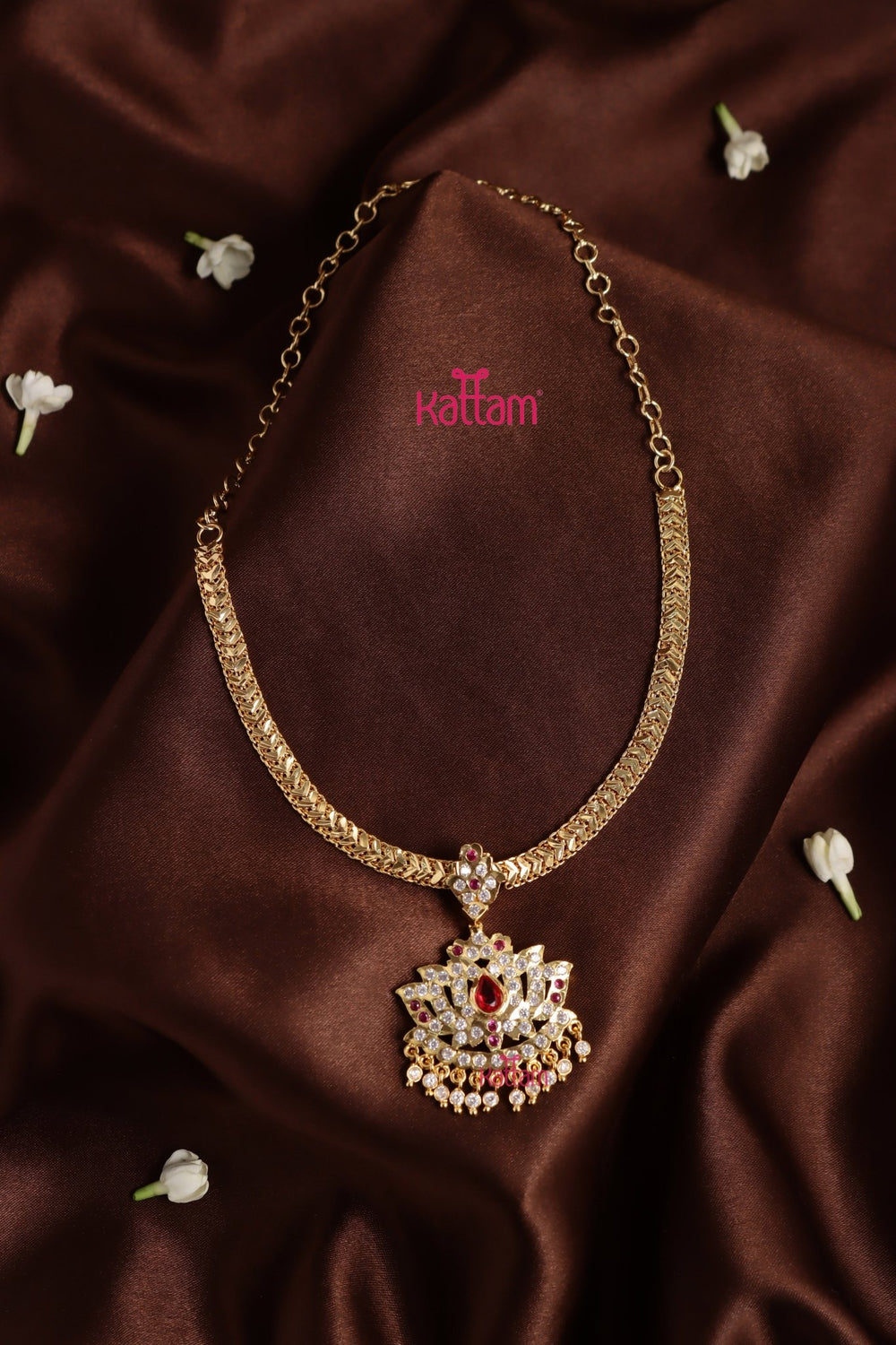 Gati Stone Attigai - Design 27 (No Earrings) - N3914