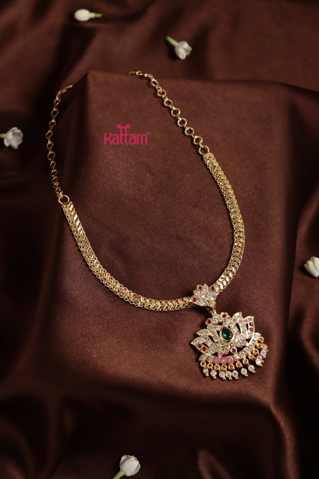 Gati Stone Attigai - Design 28 (No Earrings) - N3915