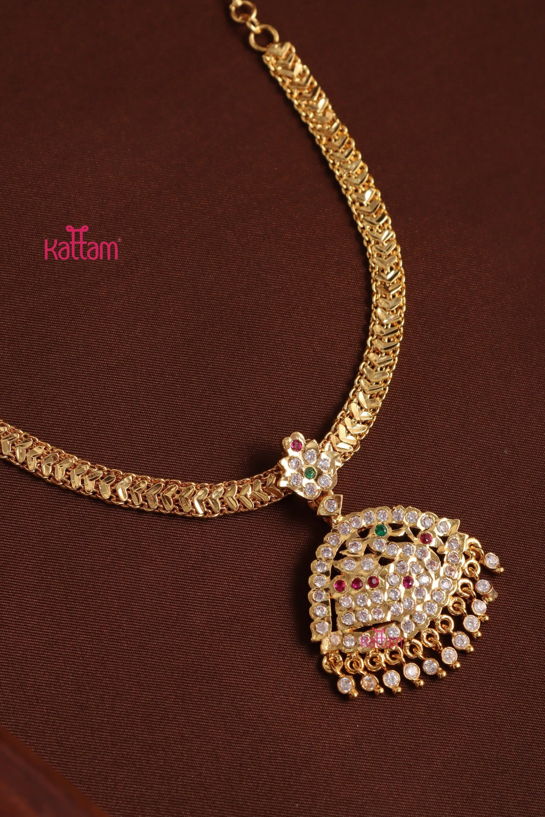 Gati Stone Attigai - Design 29 (No Earrings) - N3957