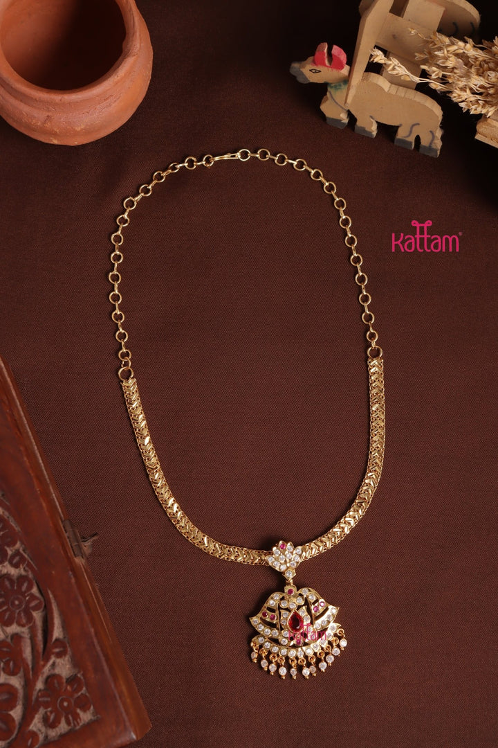 Gati Stone Attigai - Design 35 (No Earrings) - N3963