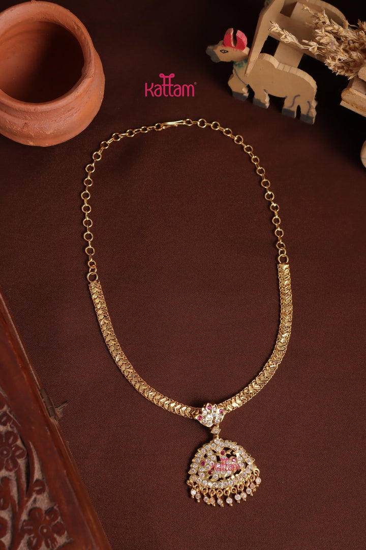 Gati Stone Attigai - Design 36 (No Earrings) - N3964