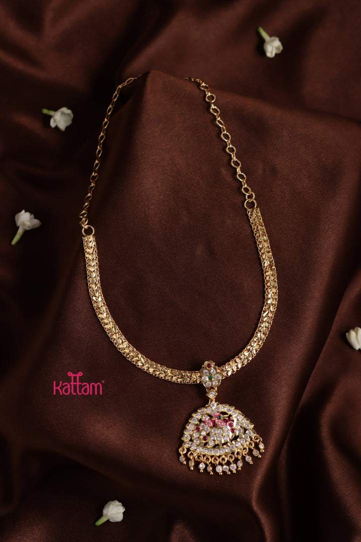 Gati Stone Attigai - Design 7 (No Earrings) - N3894