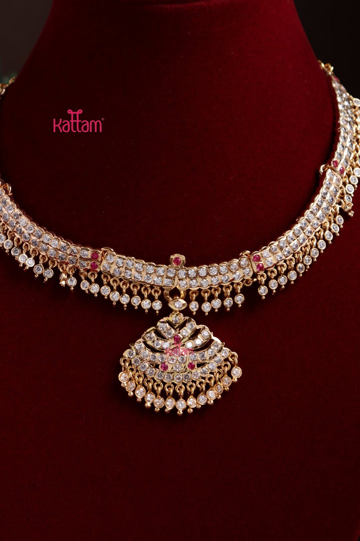 Gati Whiteruby Attigai Choker - Design 5 - N3878