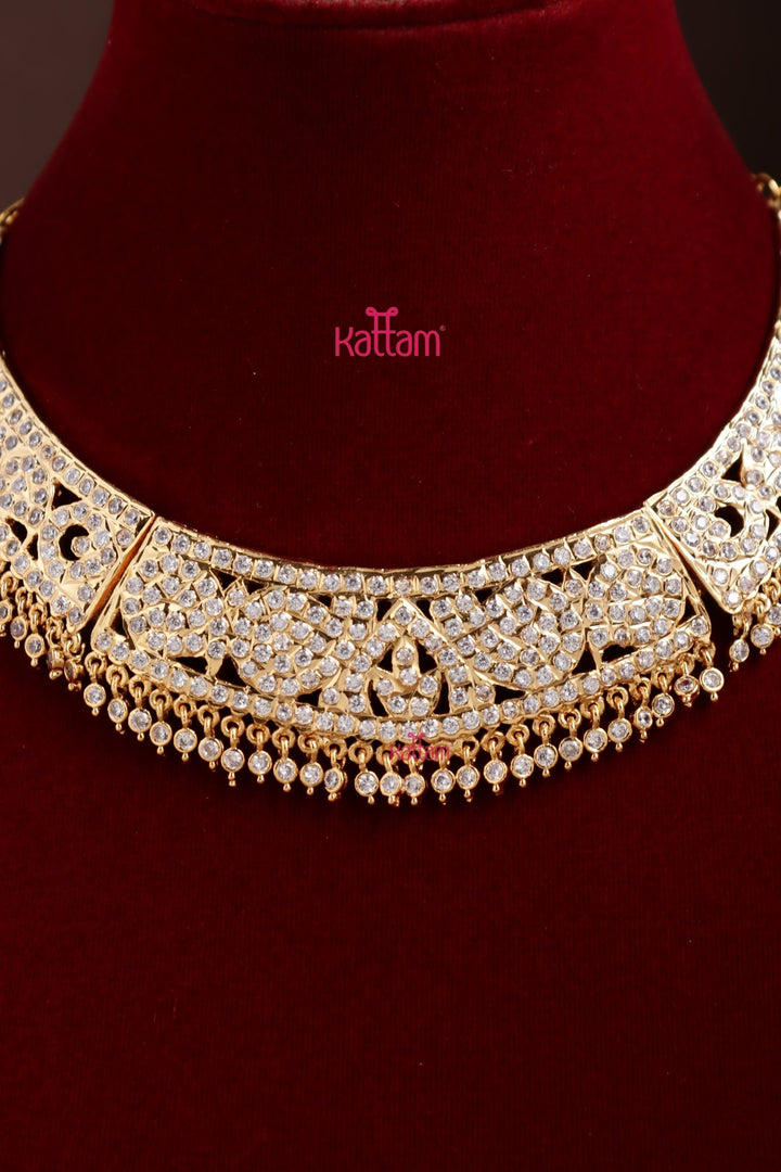 Gati Whitestone Grand Choker (No Earrings) - N3917