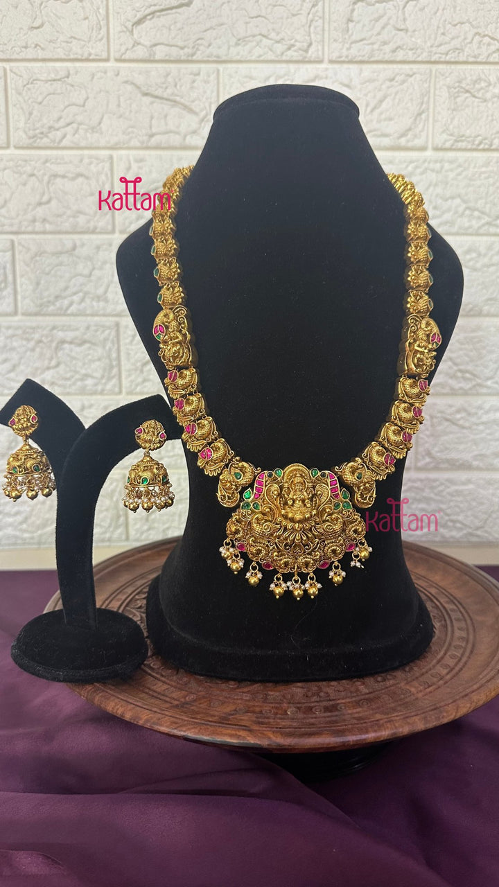 Goddess Antique Gold Bridal Set - Design 5 ( Short & Long Sold Separately) - N2954