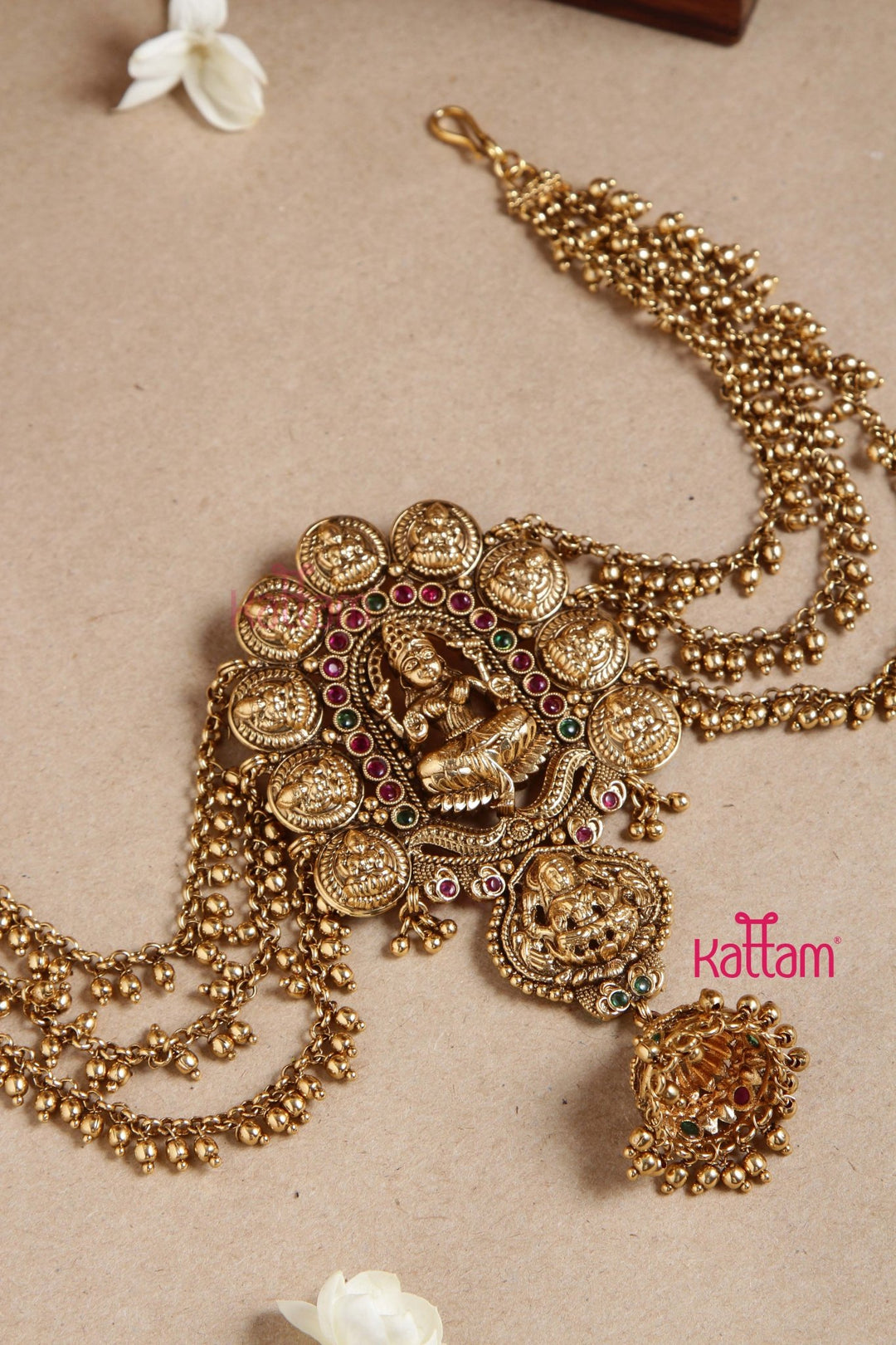 Goddess Bun Billai With Coin Maatil - Design 4 - JB031