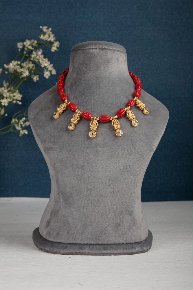 Goddess Coral Mala - N2096