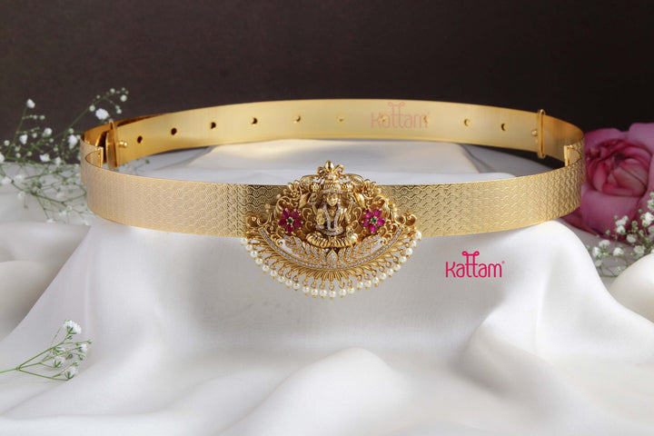 Goddess Floral Semi Bridal Hip Belt - HB097