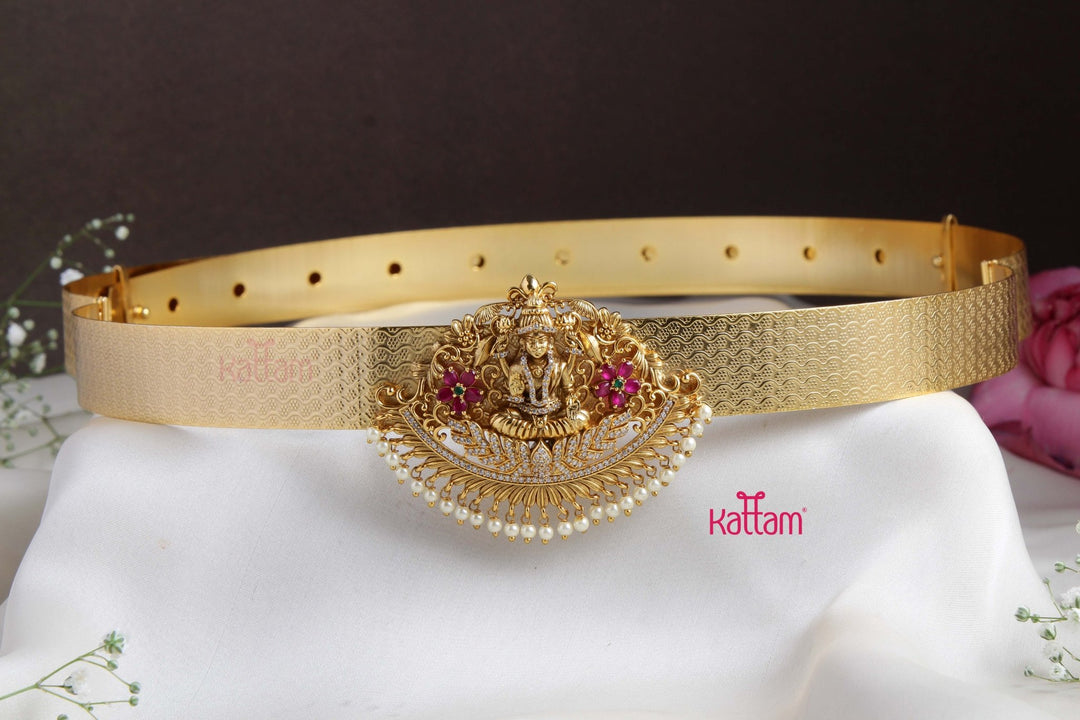 Goddess Floral Semi Bridal Hip Belt - HB097