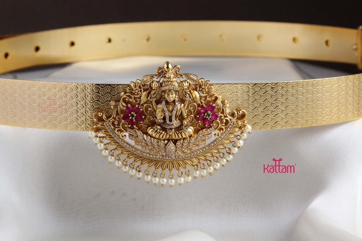 Goddess Floral Semi Bridal Hip Belt - HB097