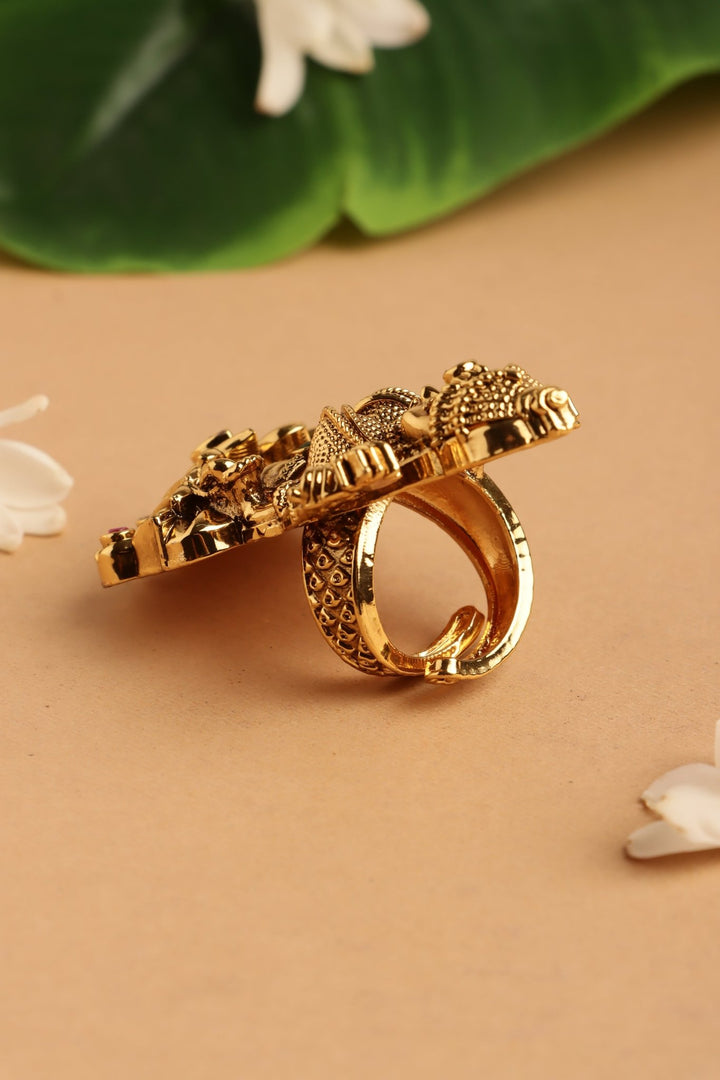 Goddess Lakshmi Ring - R83