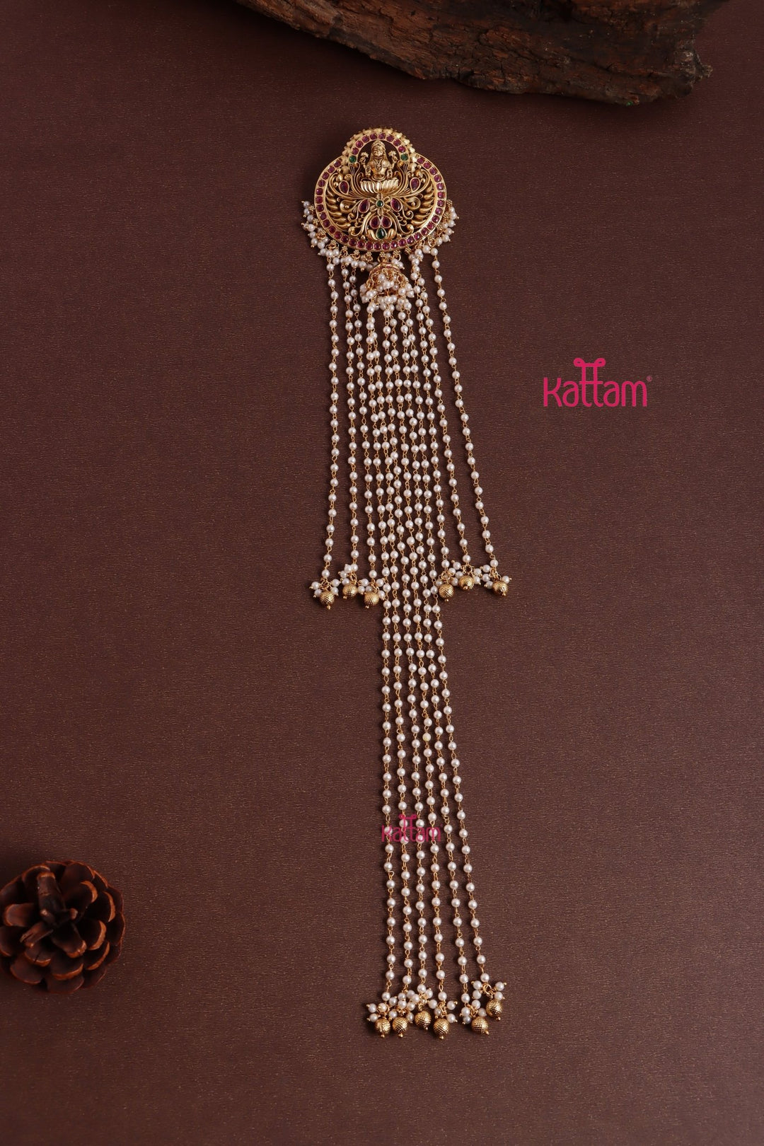 Goddess Layered Pearl Jadai Billai - JB160