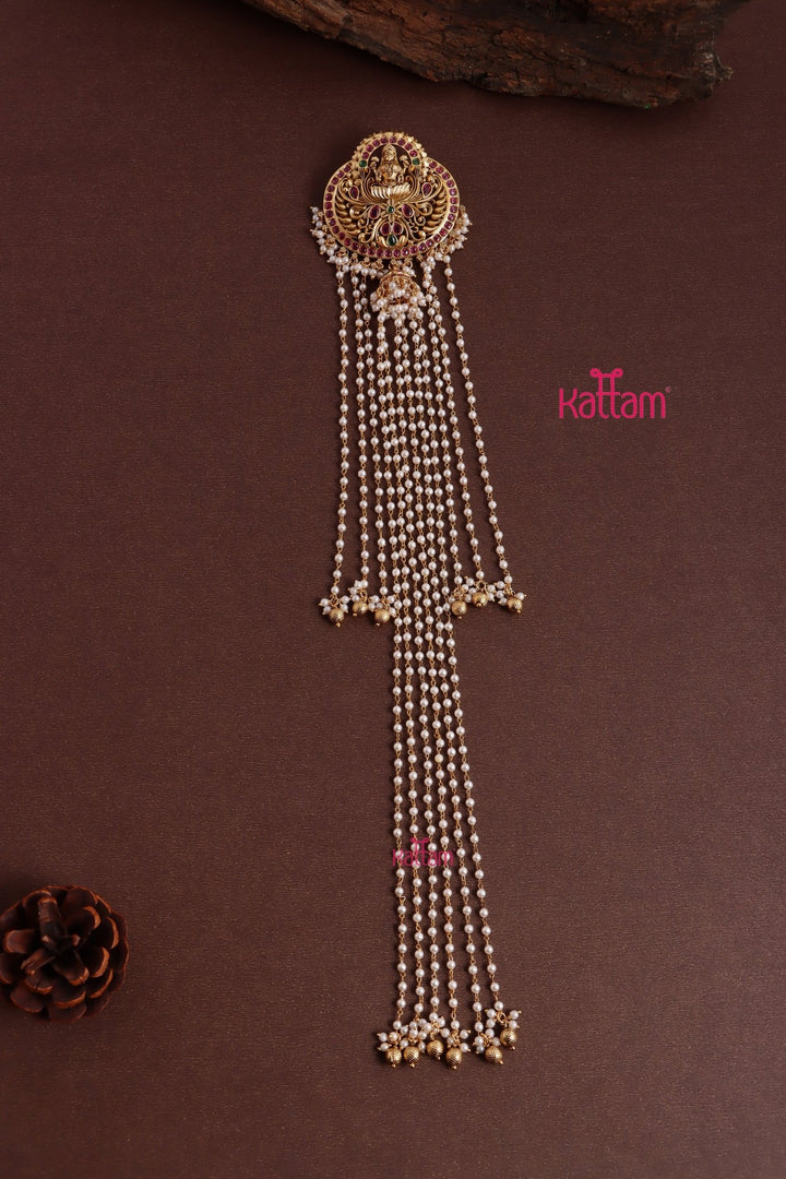 Goddess Layered Pearl Jadai Billai - JB160