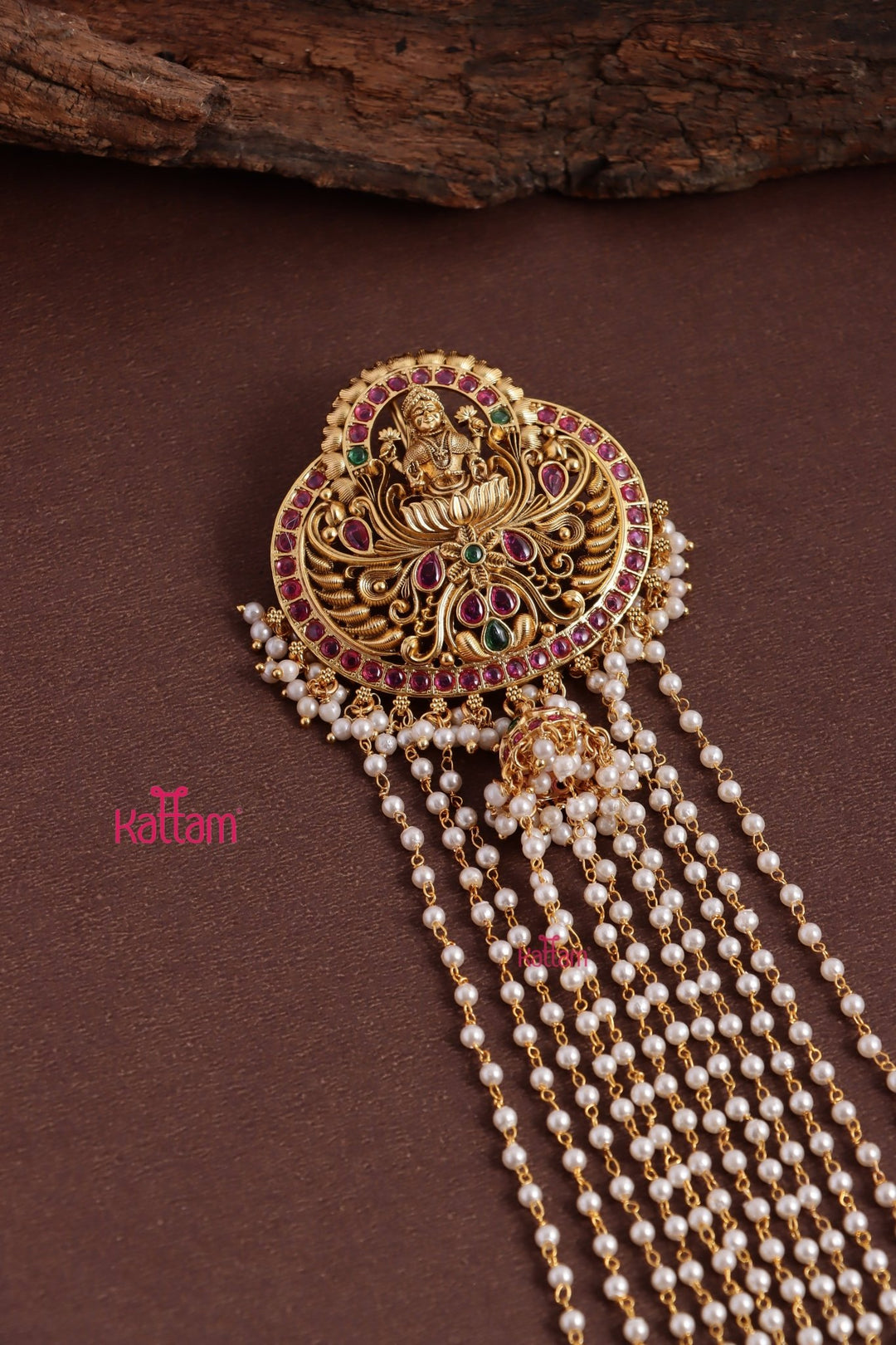 Goddess Layered Pearl Jadai Billai - JB160
