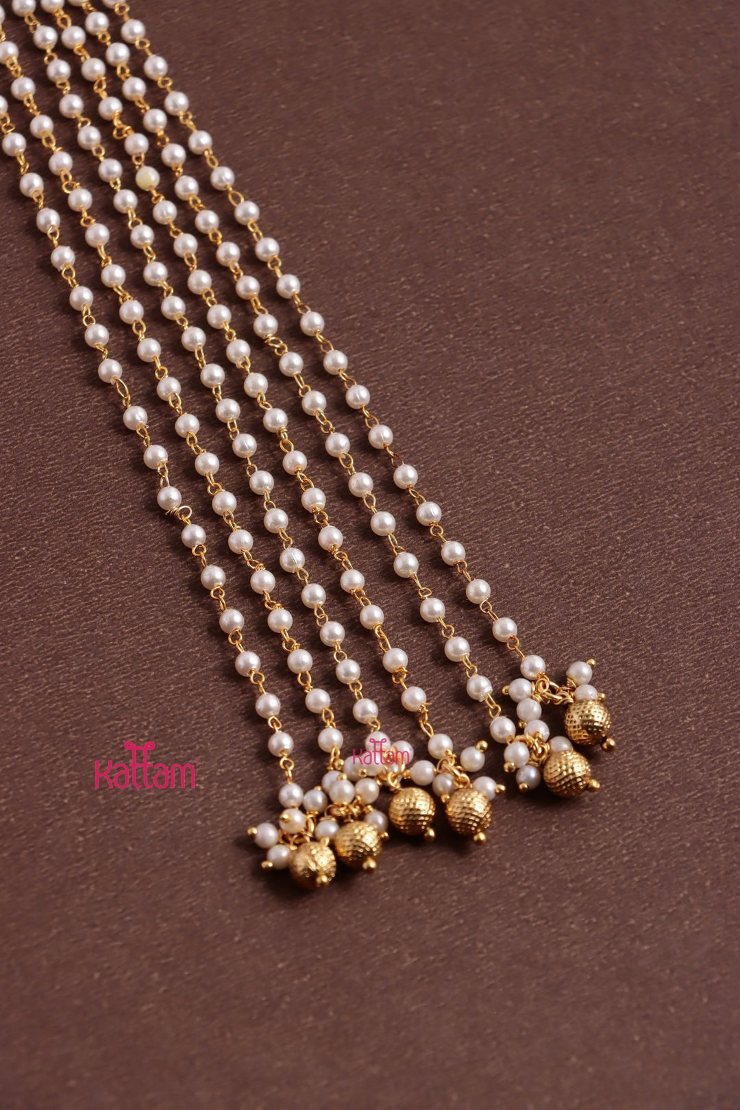Goddess Layered Pearl Jadai Billai - JB160