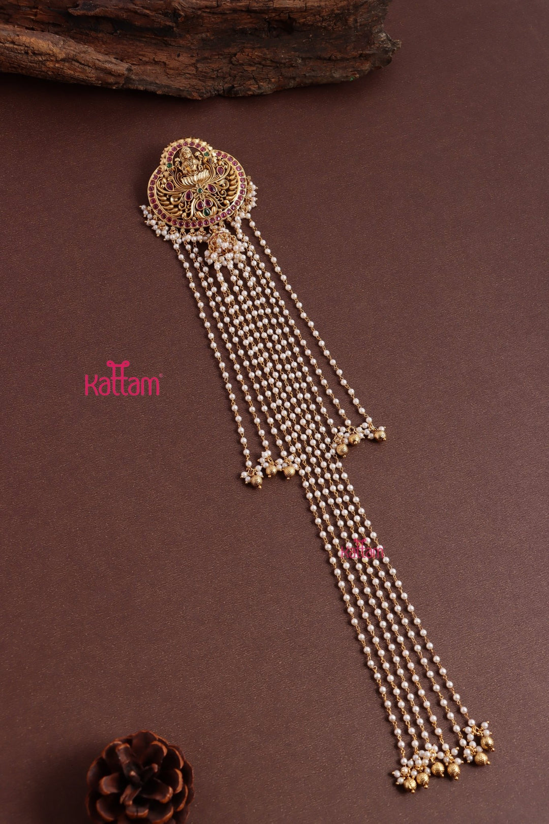Goddess Layered Pearl Jadai Billai - JB160