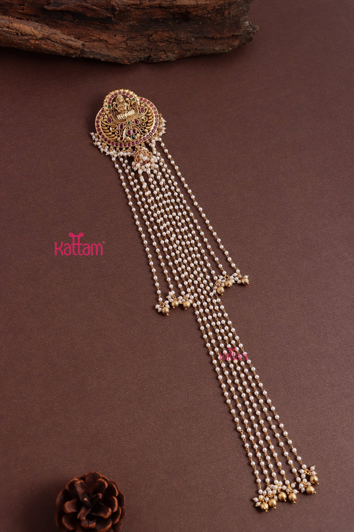 Goddess Layered Pearl Jadai Billai - JB160