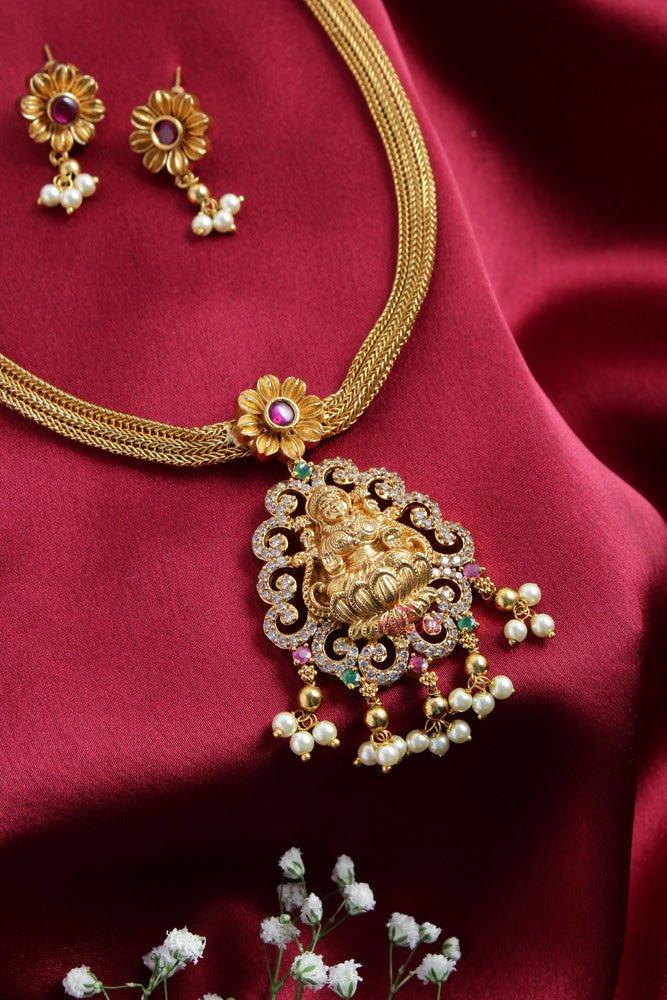 Goddess MultiStone Dollar Choker - N2427