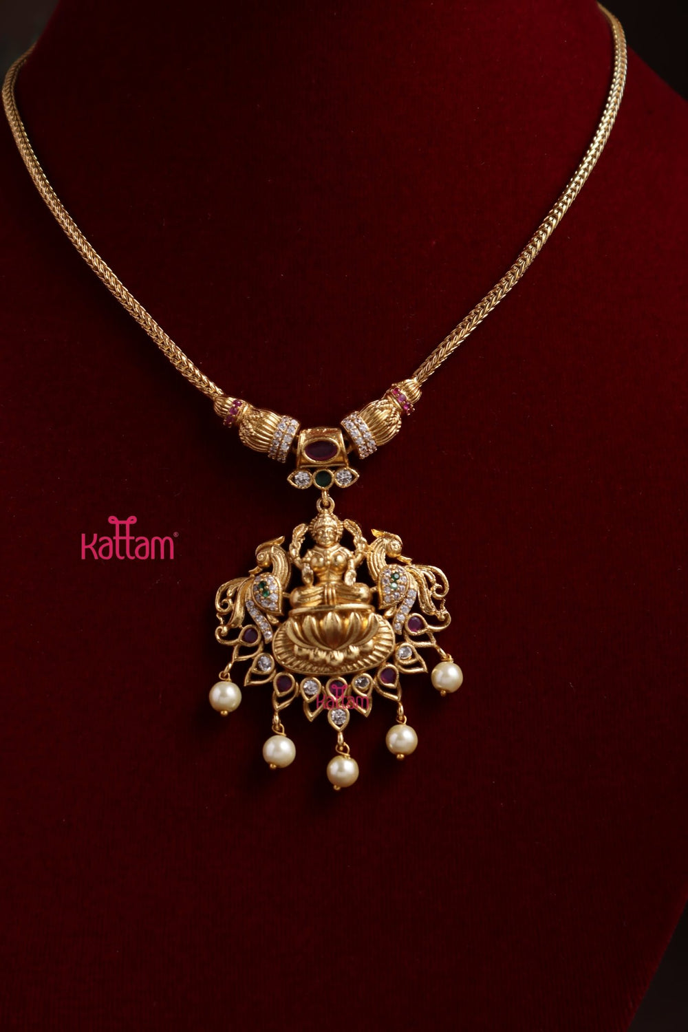 Goddess Peacock Stone Necklace - N3859