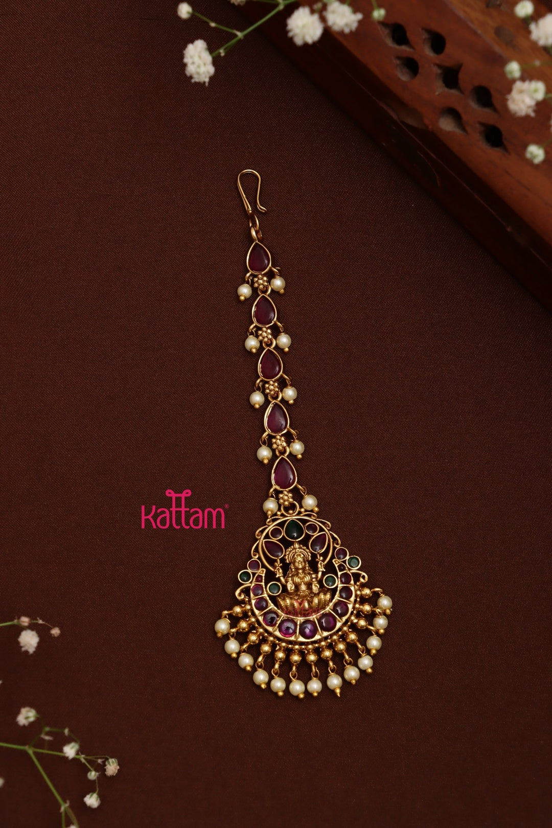 Goddess Pearl Maangtikka - MT140